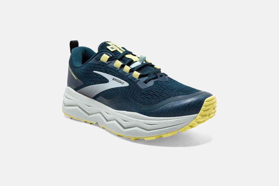 Brooks Caldera 5 Trail Running Shoes Womens Navy 481579-HIJ